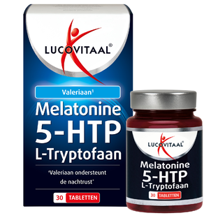 Lucovitaal Melatonine 5-HTP L-Tryptofaan Tabletten 30TB