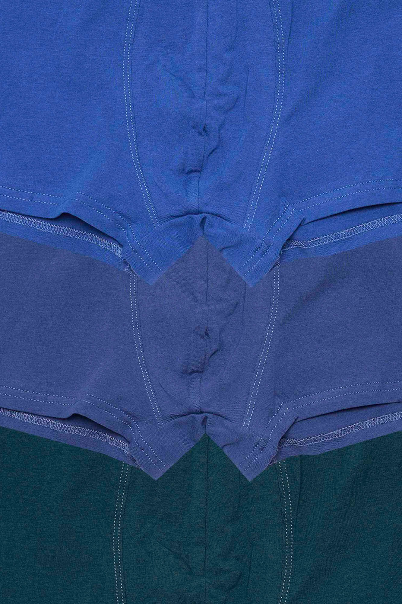 Cuecas Boxer Lisas - Pacote com 3 unidades