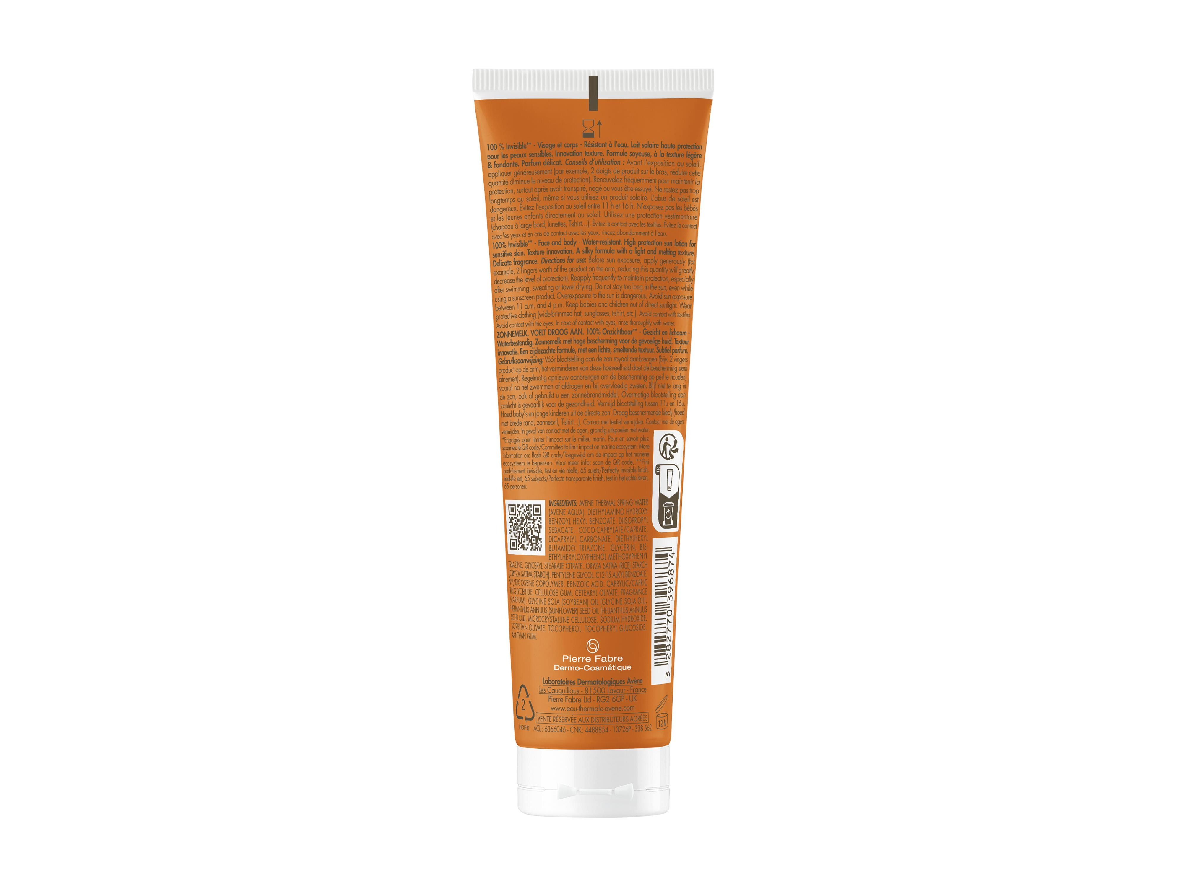 LEITE AVENE SOLAR INVISÍVEL SPF 50  100 ML