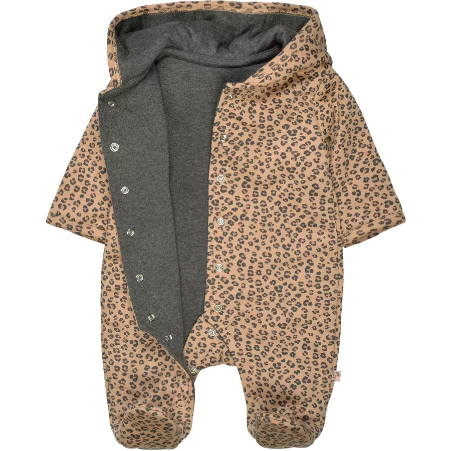 Staccato Overall wattiert soft camel gemustert