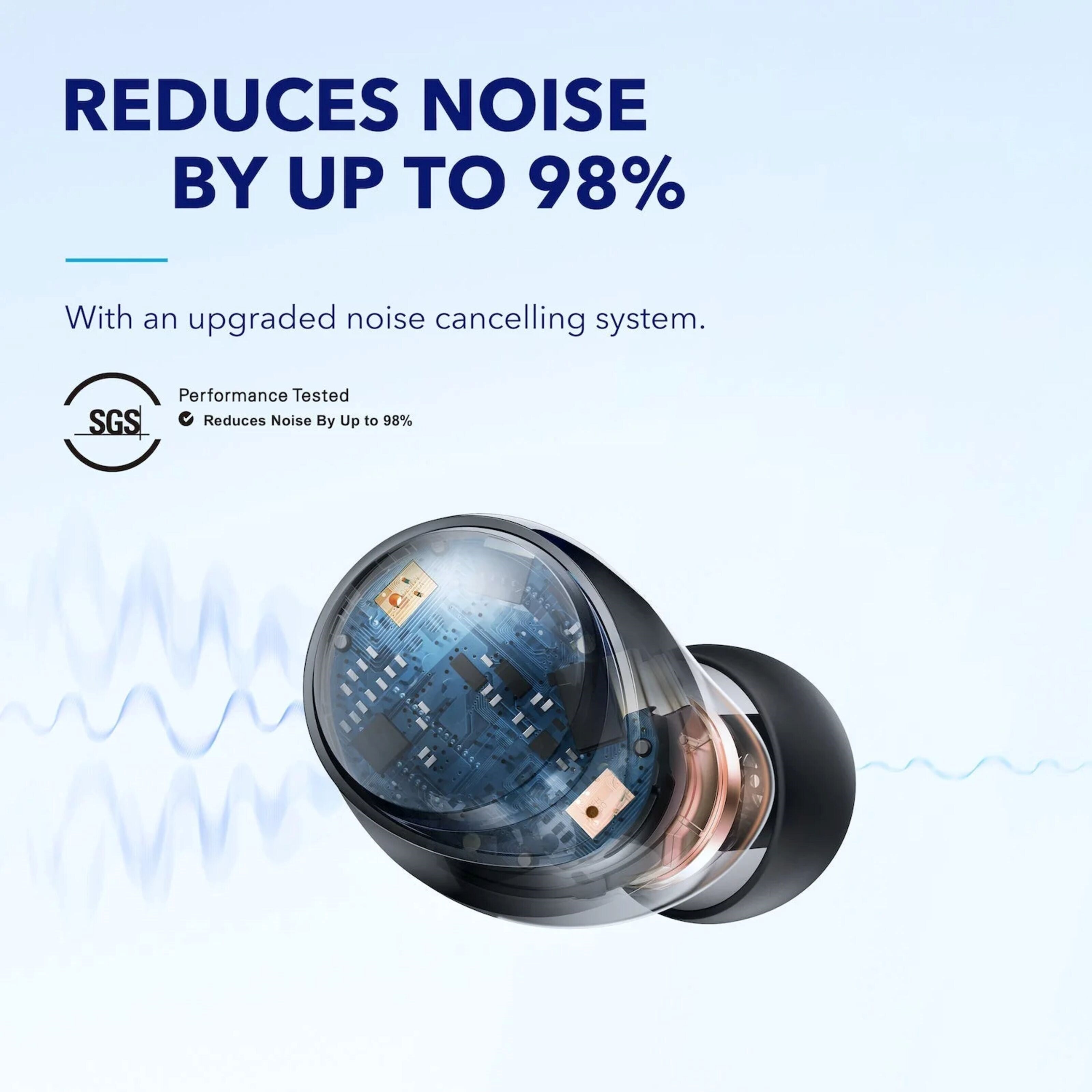 Soundcore Space A40 Trådløse hodetelefoner med ANC Svart