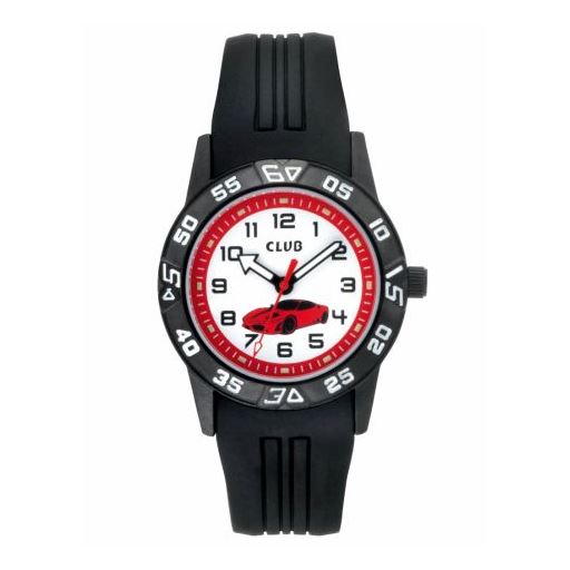 Club A65190-4SS0A Børneur, Red, 31 mm