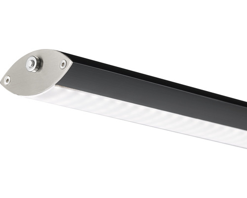 LED hanglamp CCT + dimbaar 37W 4100 lm 2700/3350/4000 K HxB 100-160x113 cm zandzwart-mat/nikkelkleurig-mat