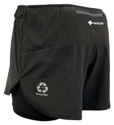 Short Femme Raidlight R-Light 2 en 1 Noir