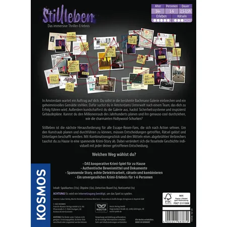 KOSMOS Masters of Crime: Stillleben