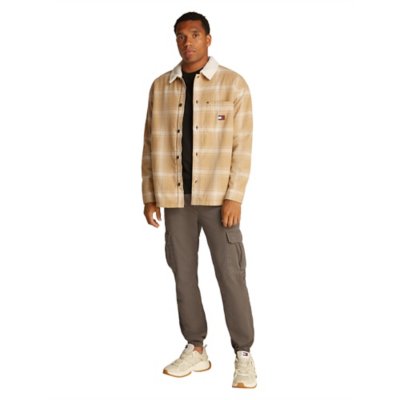 Chemise à manches longues homme Tjm Check Teddy Mix Os TOMMY HILFIGER