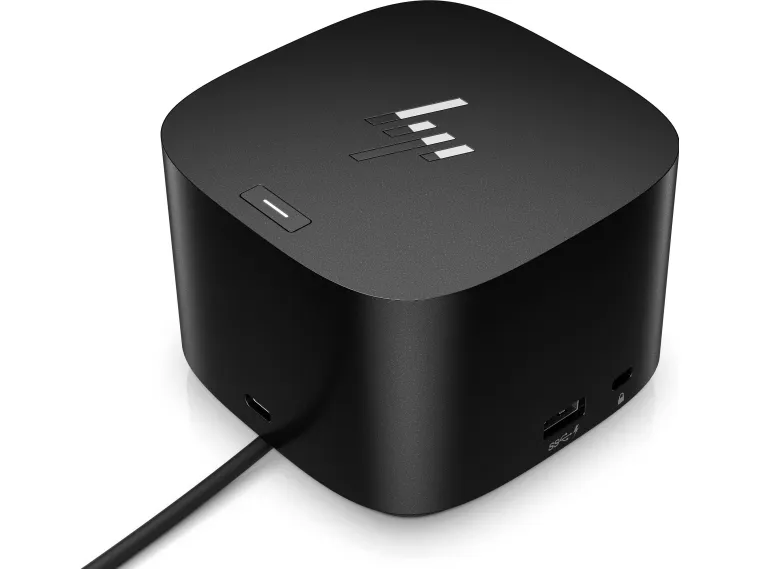 HP® | Thunderbolt Dock G4 - Dockingstation - HDMI, 2 x DP, Thunderbolt, USB-C - GigE, 2.5 GigE - 120 Watt - Sort