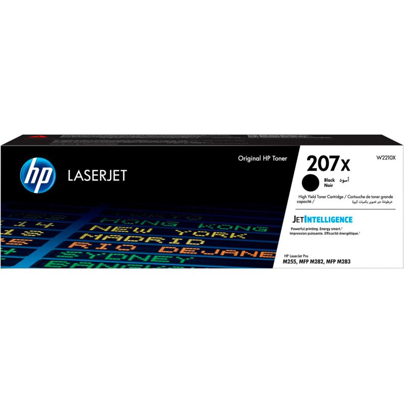 HP 207X W2210X toner noir pour imprimante laser