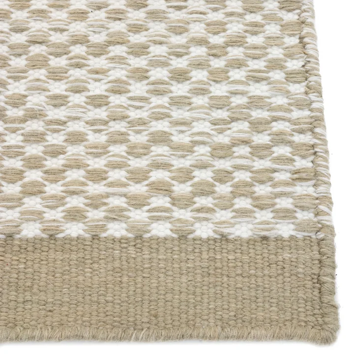 Nuuck - Glostrup Teppich, 140 x 200 cm, schwarz / weiss