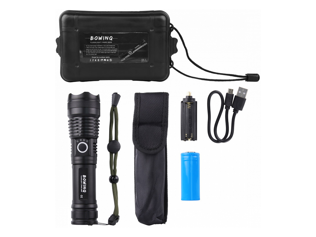 BOWINQ Paris 5000 oplaadbare zaklamp