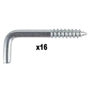 GOND A VIS ACIER ZINGUE 2.3X25MM 16PCS