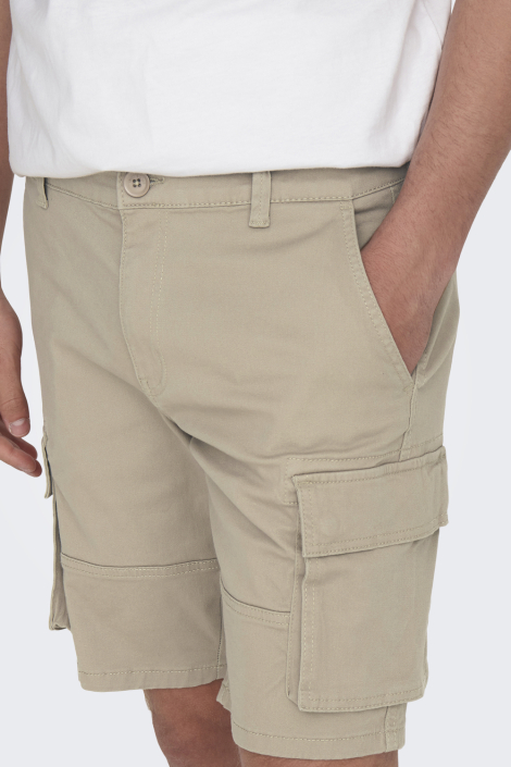 Only & Sons camel heren korte broek