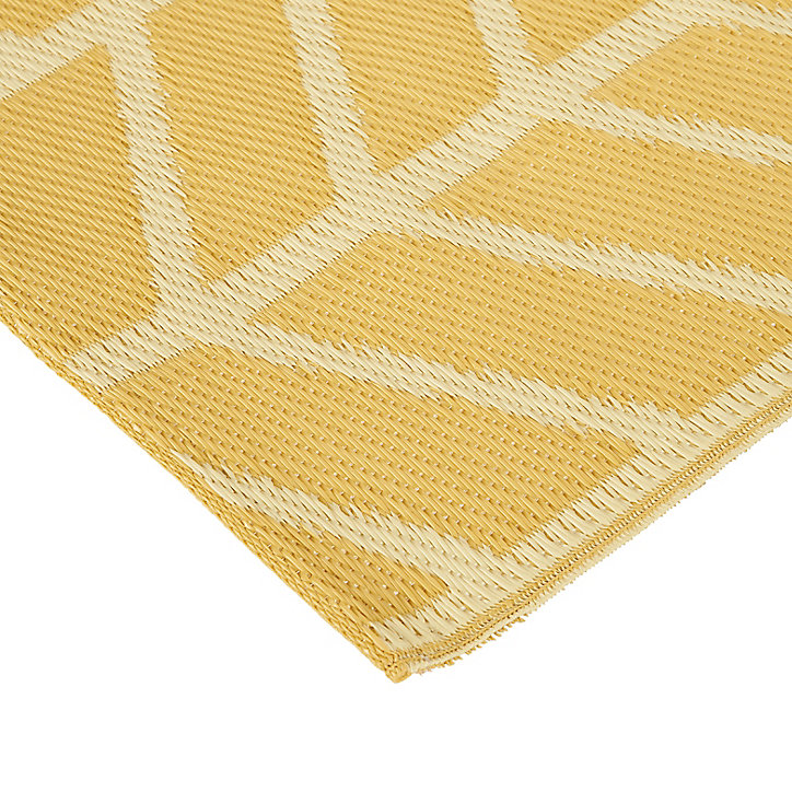 Tapis GoodHome cocoon jaune 160 x 230 cm