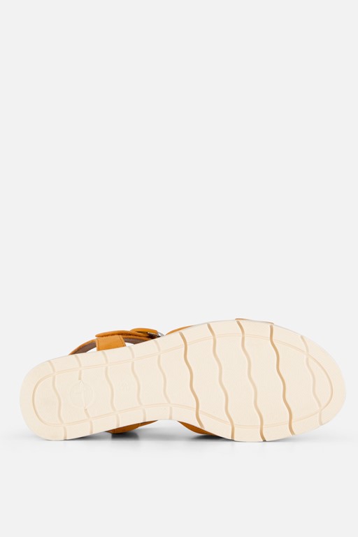 Tamaris Sandalen oranje Leer