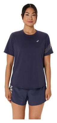 Maillot manches courtes Asics Icon Bleu Femme