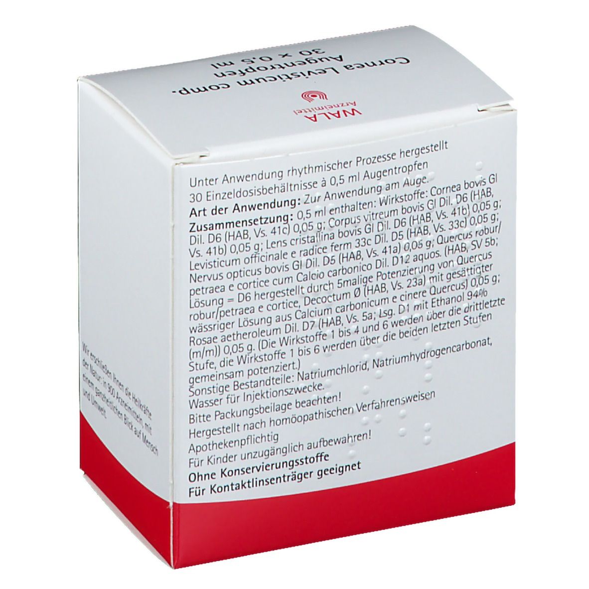 WALA® CORNEA/ Levisticum comp. Augentropfen