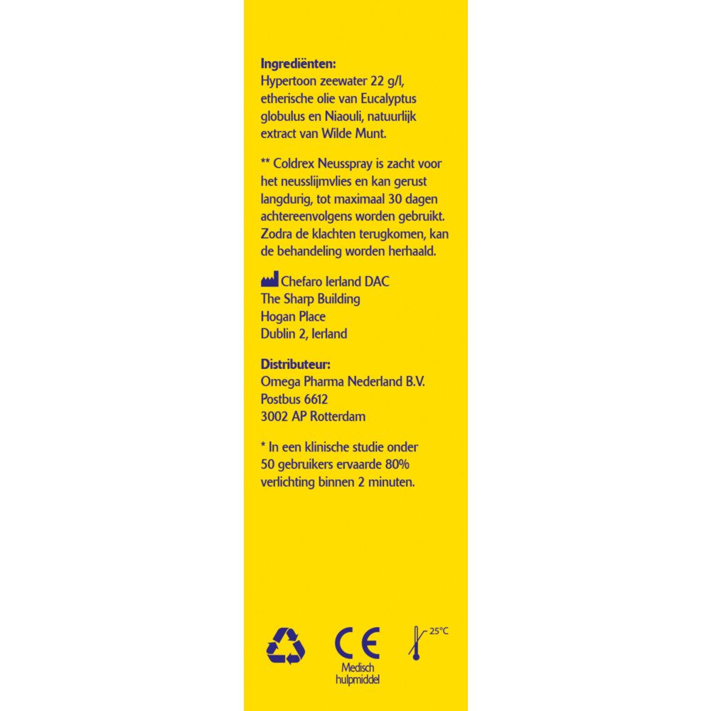 3x Coldrex Neusspray 2 in 120 ml