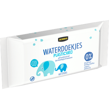 Jumbo Waterdoekjes Plasticvrij 60 Stuks