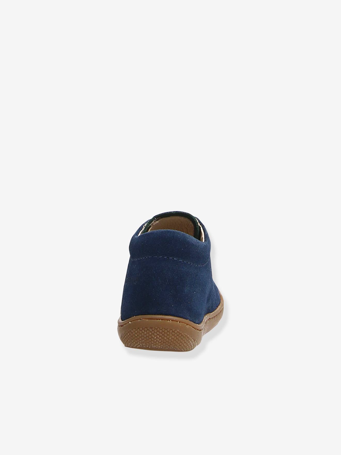 Sapatinhos Cocoon NATURINO® para Bebê - Primeiros Passos - Azul Índigo