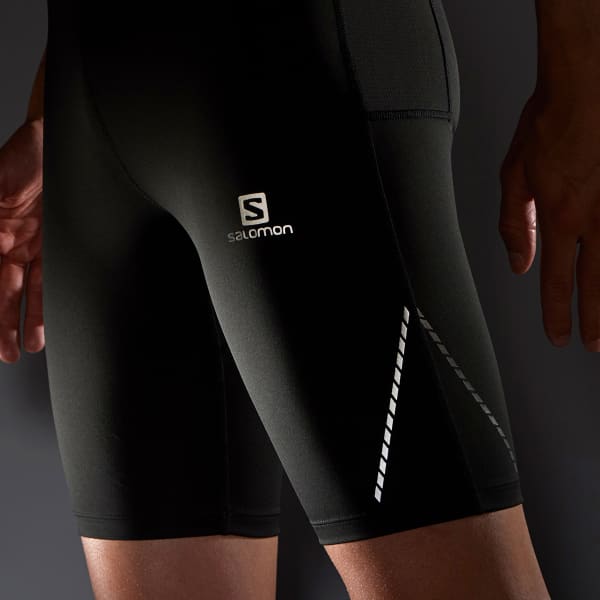 Cuissard trail SALOMON CROSS SHORT TIGHT M BLACK