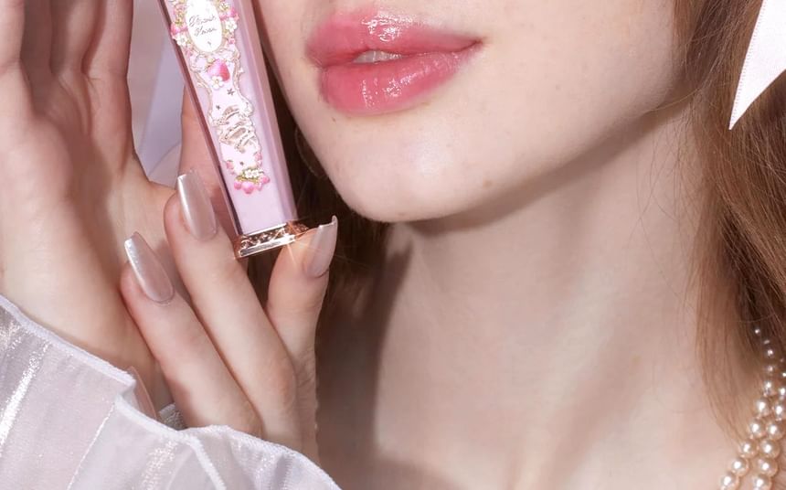 Flower Knows - Violet Strawberry Rococo Glowy Lipgloss - 2 kleuren