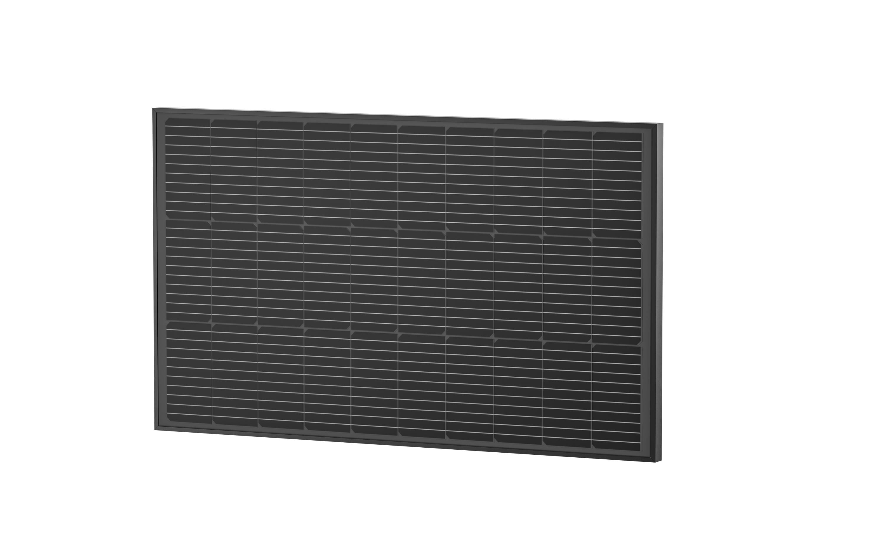 Solarpanel Monokristalin Modul, MC4, Rigid, 100 W, 2 Stück<br>MC4 Kompatibles Solarmodul mit hocheffizienten monokristallinen Zellen