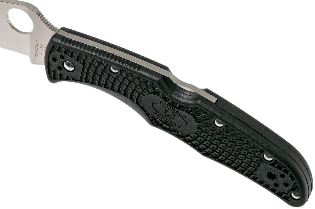 Spyderco Endura 4 zwart C10FPBK zakmes