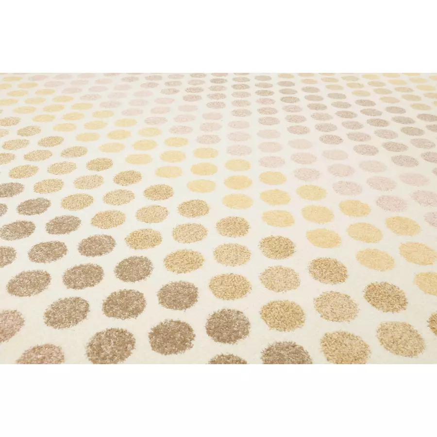 Esprit Kurzflorteppich Spotted Stripe beige rosa gelb