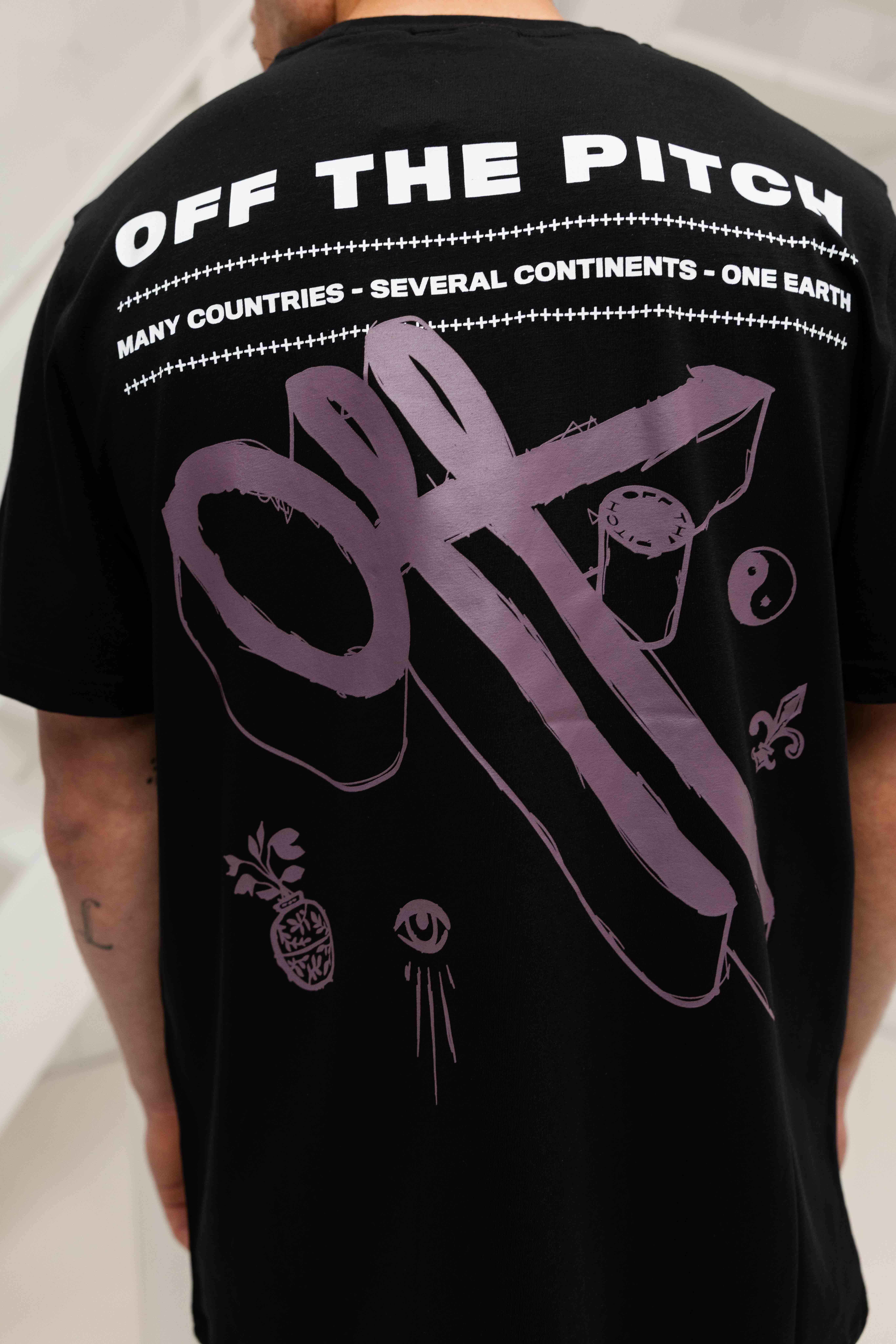 Off The Pitch Element T-Shirt Heren Zwart