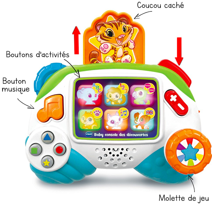 ORDINATEUR BABY - CONSOLE DES DÉCOUVERTES - Ecru