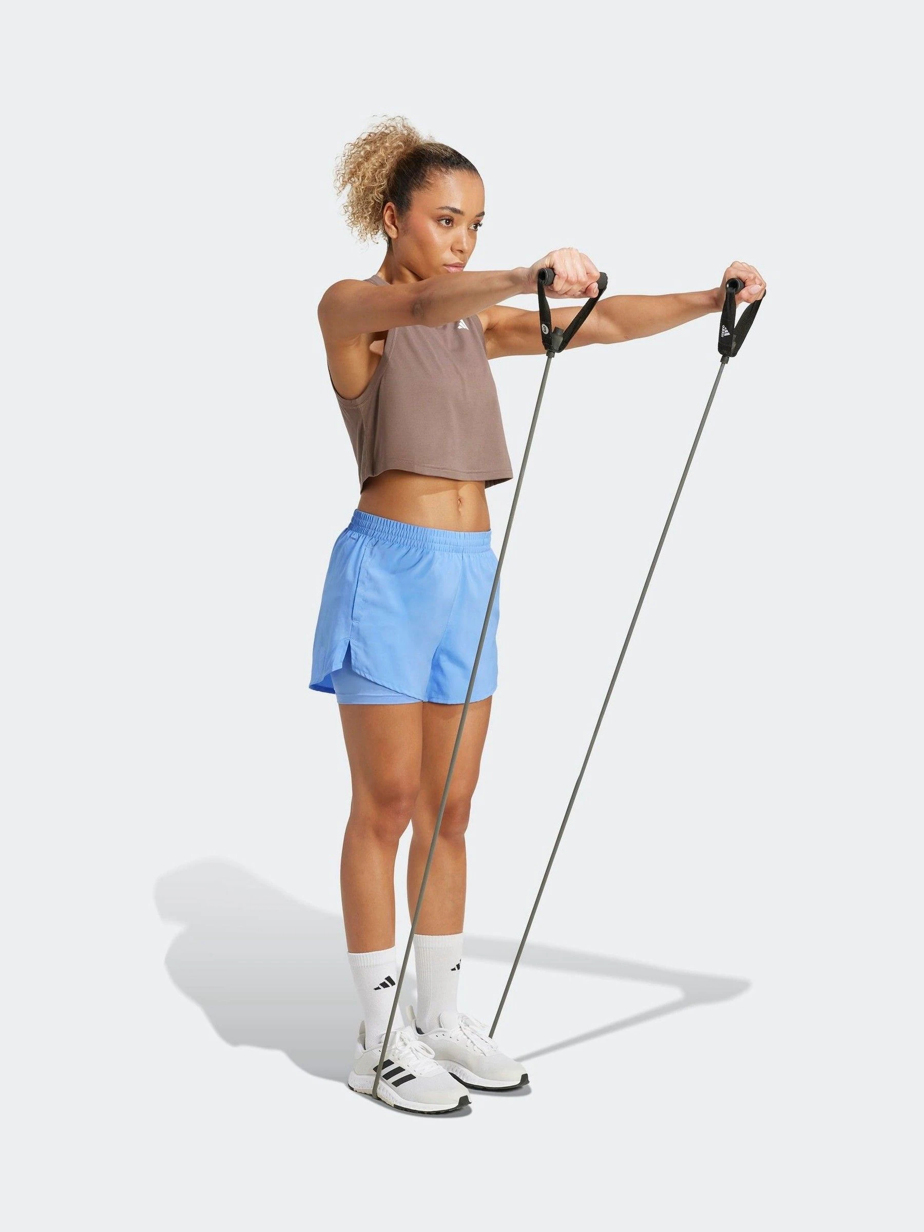 Blauw - adidas Minimal 2-In-1 Shorts