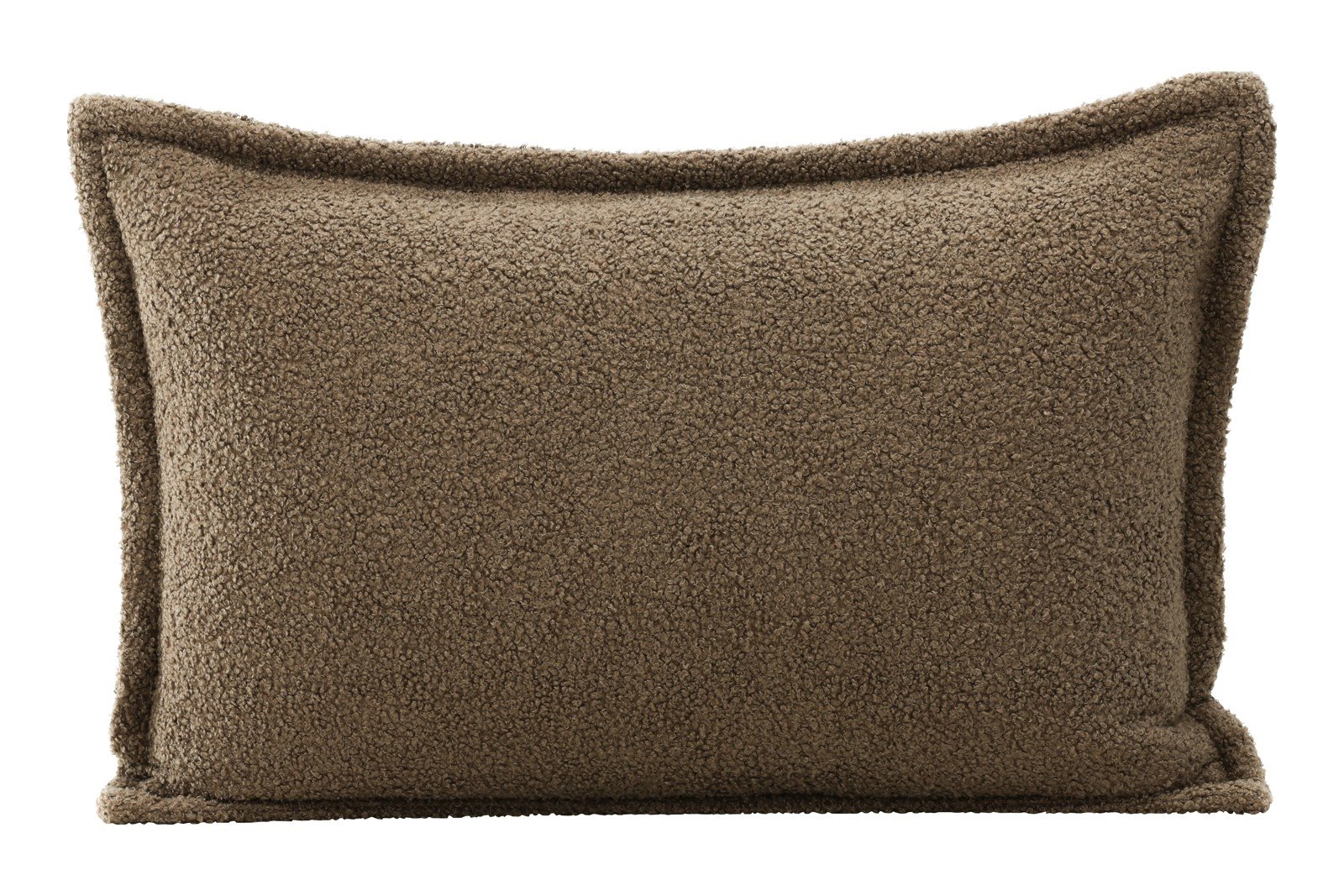 Tuva putetrekk 40x60cm, brun teddystoff