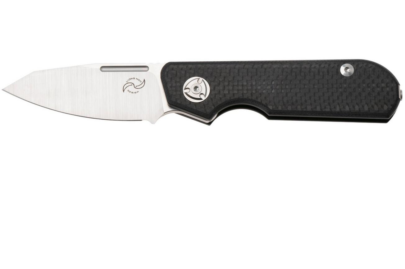 Liong Mah Traveller Sheepfoot Carbonfiber zakmes