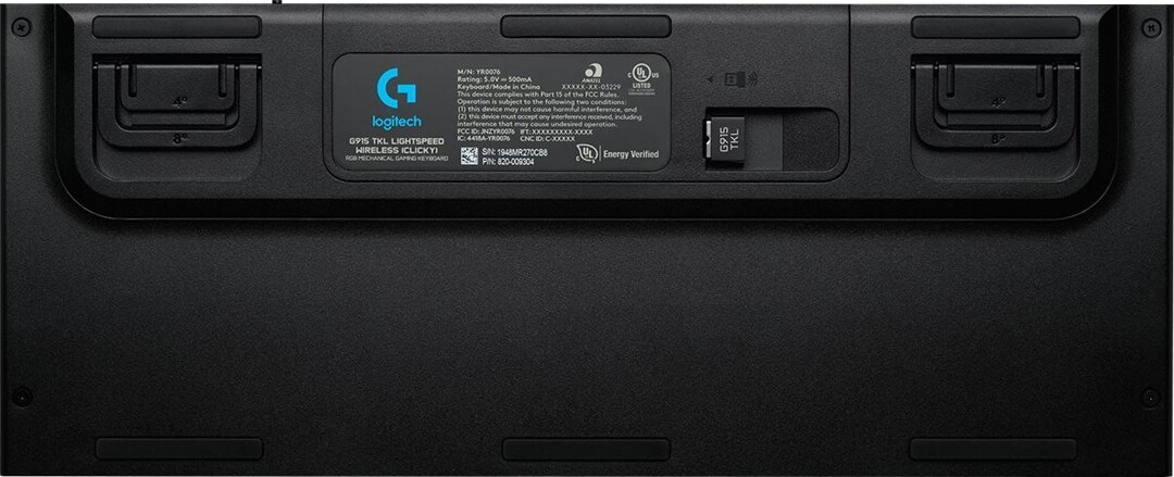 Logitech G915 Tkl - Trådløst Mekanisk Clicky Gaming Tastatur - Nordisk