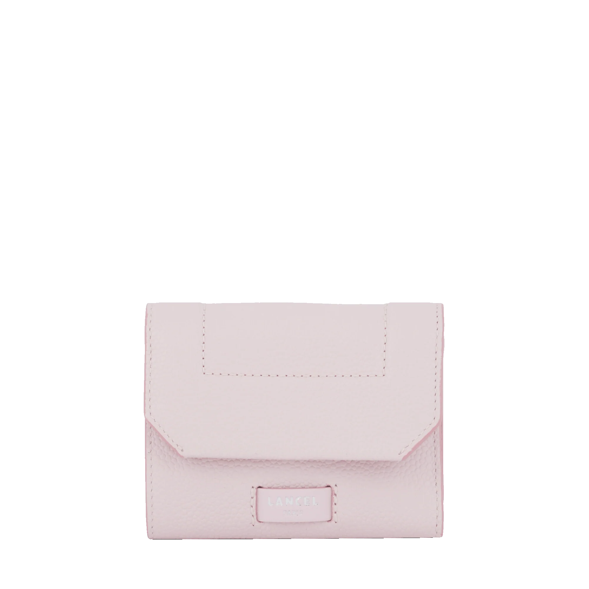 Portefeuille compact medium rabat Ninon de Lancel-Rose dragee