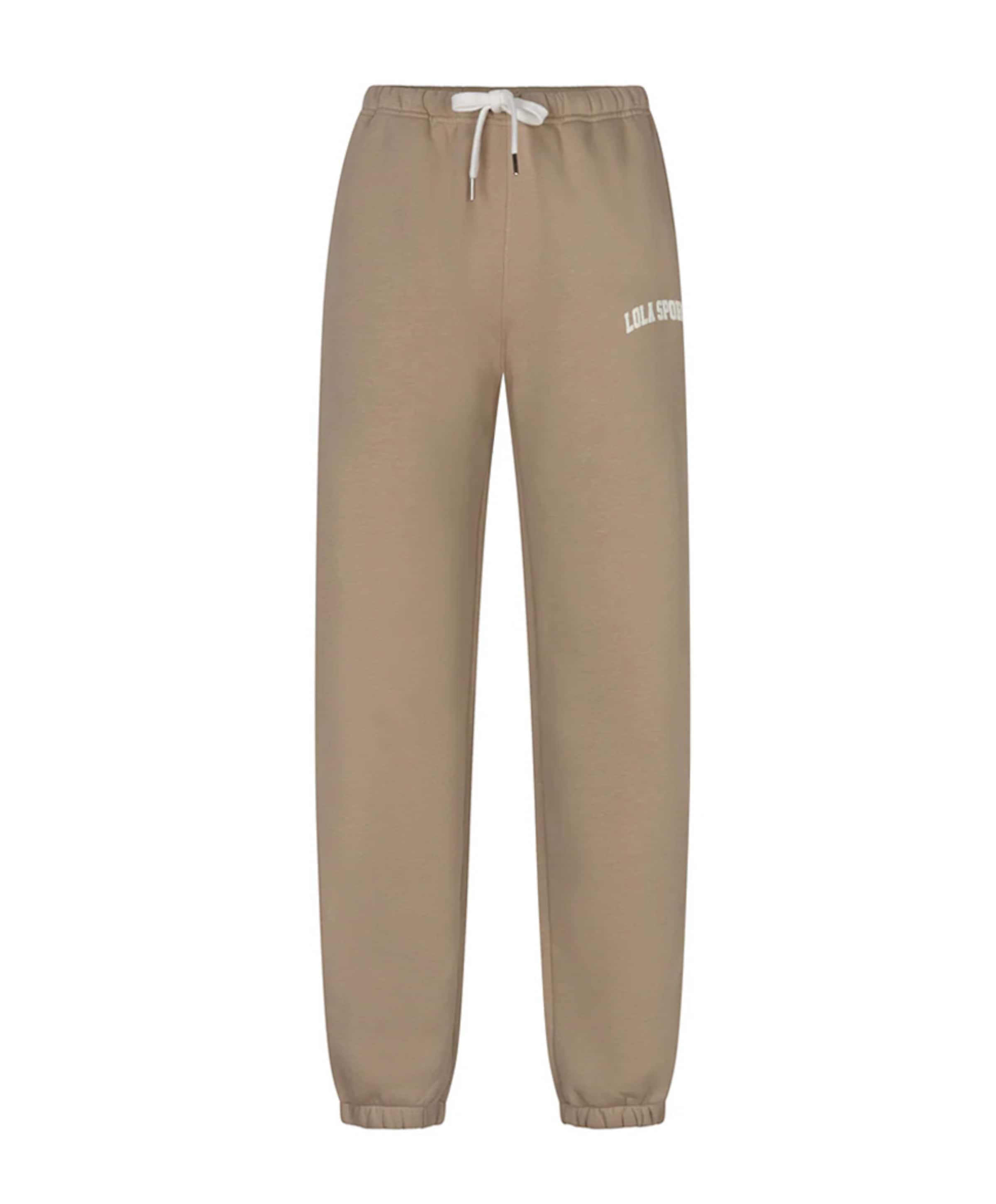 The Lola Club Jayla dames trainingsbroek beige