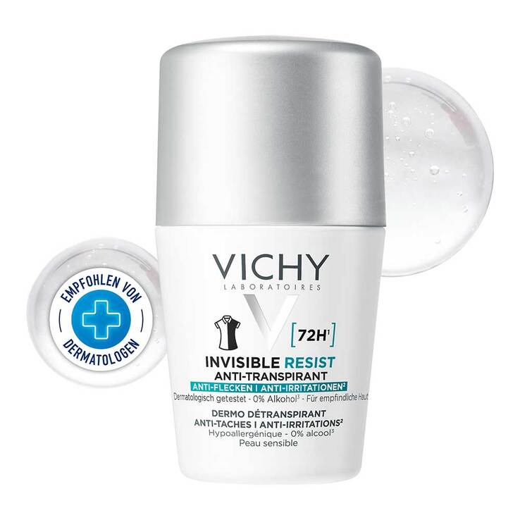 Vichy Deo Roll-on 72h Anti-Flecken Invisible, 50 ml