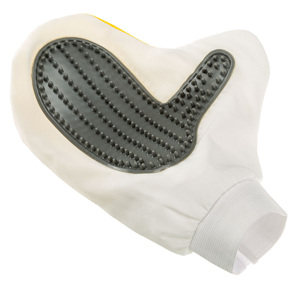 Gant caoutchouc massage manteau poil nettoyage chiens chats ferplast gro 5934