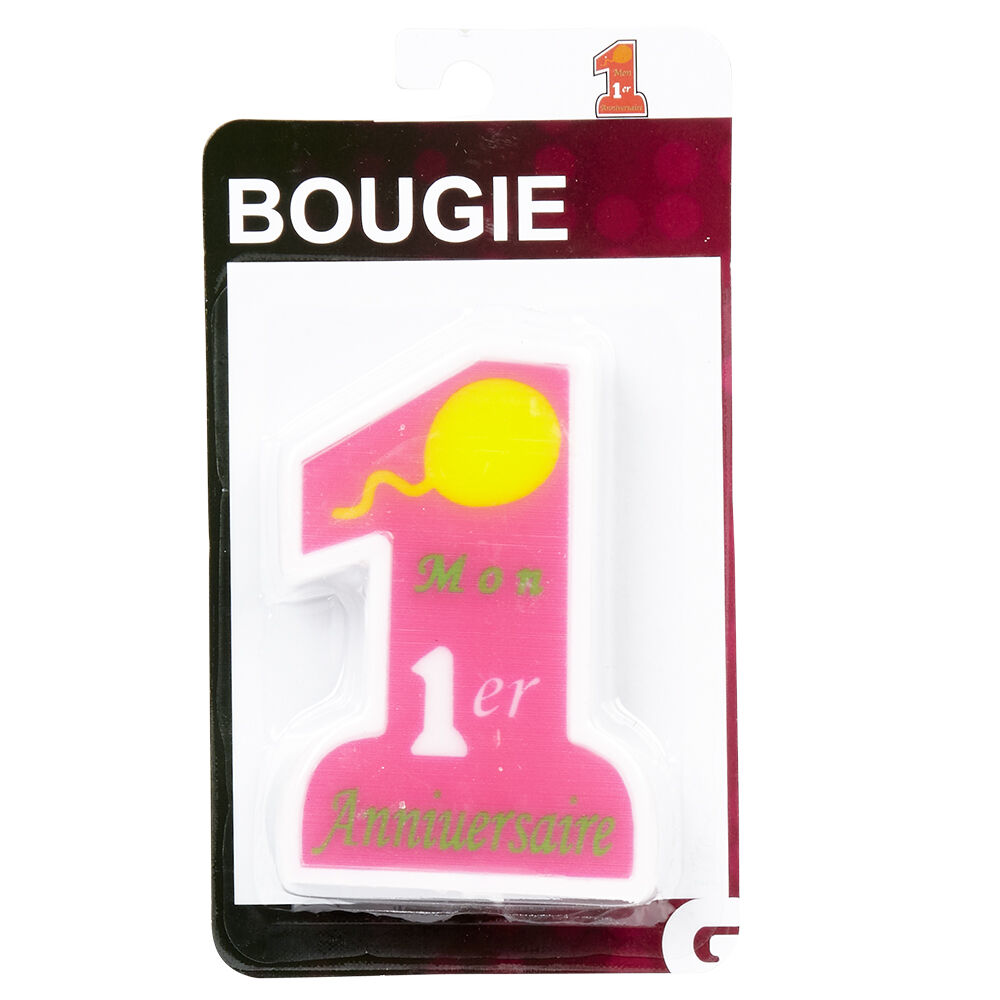 Bougie mon 1er anniversaire
