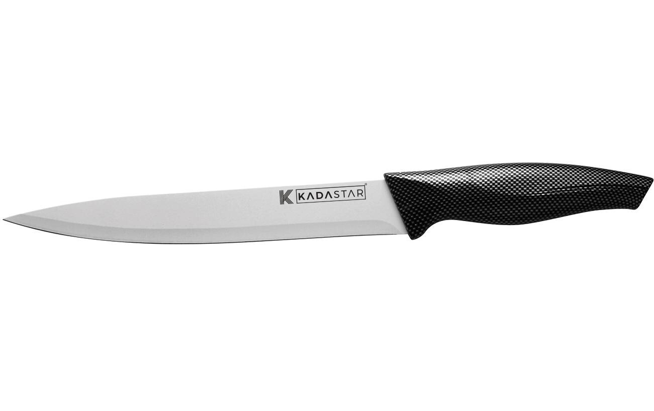 Messer-Set Premium White 6-teilig, Silber/WeissMesser