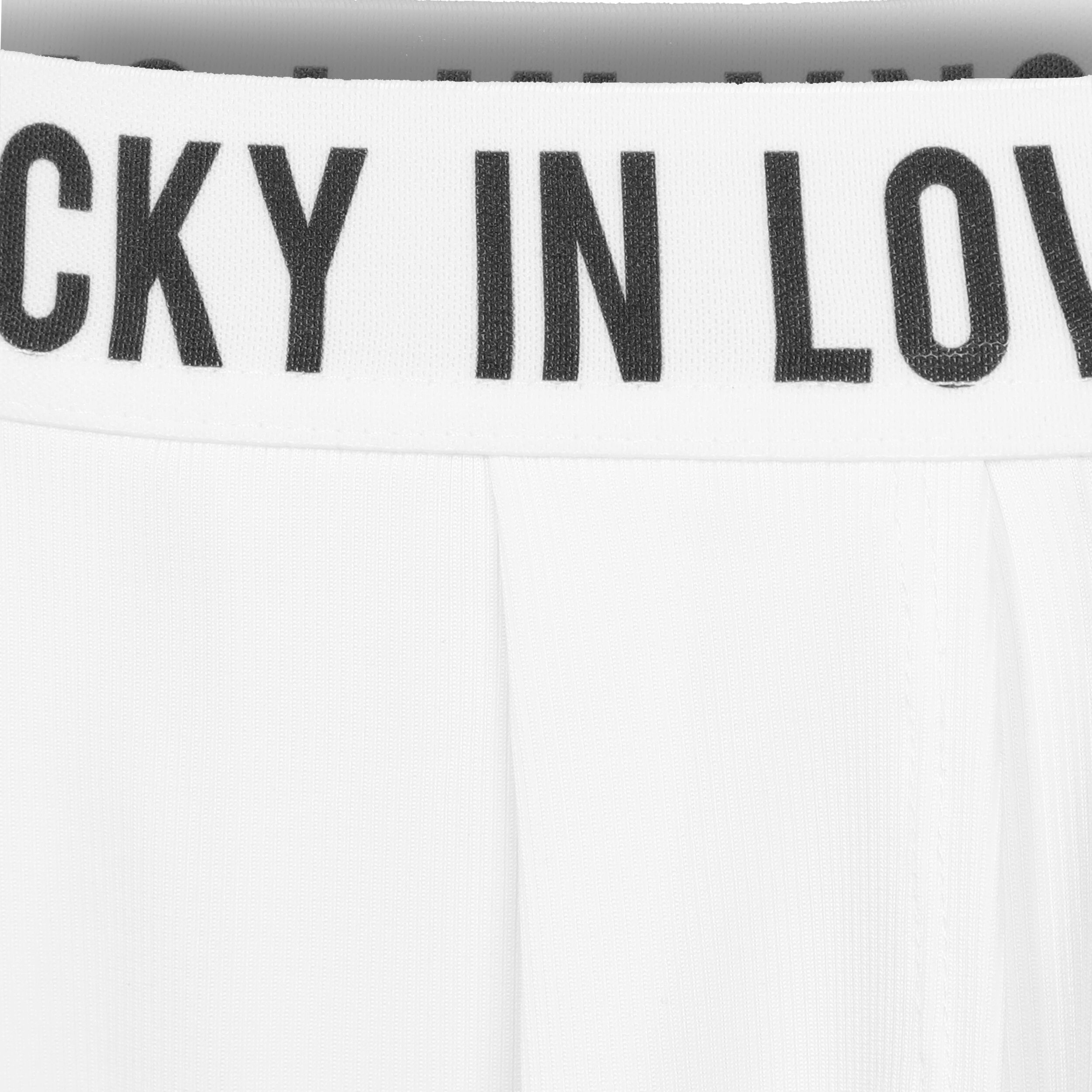 Lucky in Love Let's Get It On Jupe Femmes - Blanc , Noir