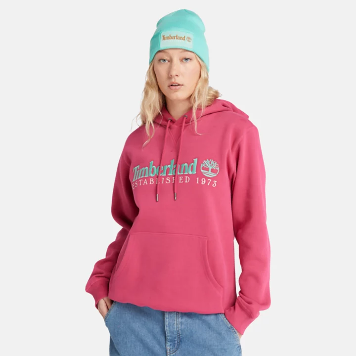 Moletom com capuz Timberland 50º Aniversário em rosa escuro
