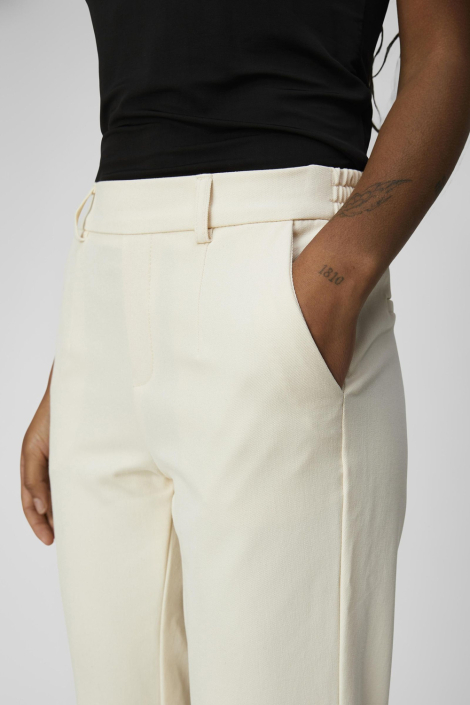 Object ecru dames broek