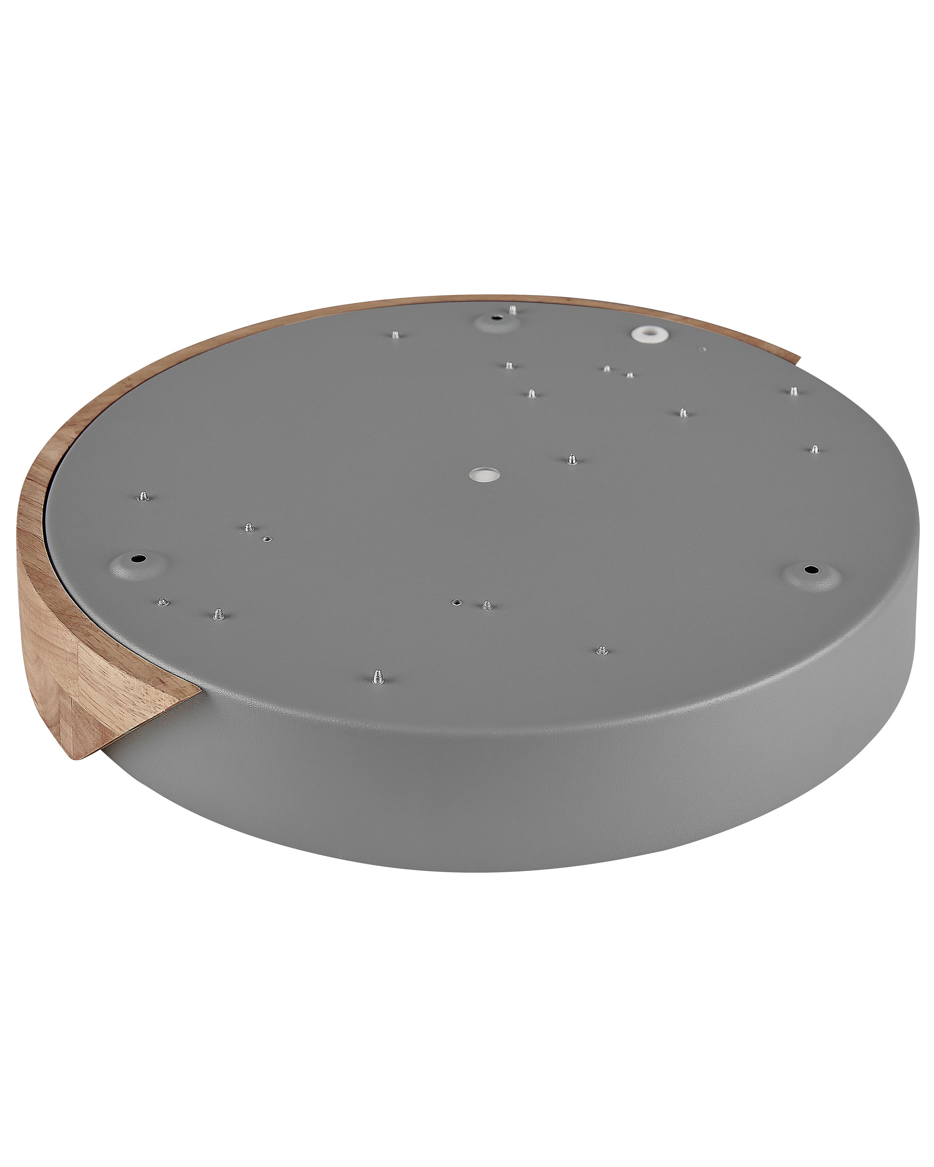 LED plafondlamp PATTANI Metaal Grijs