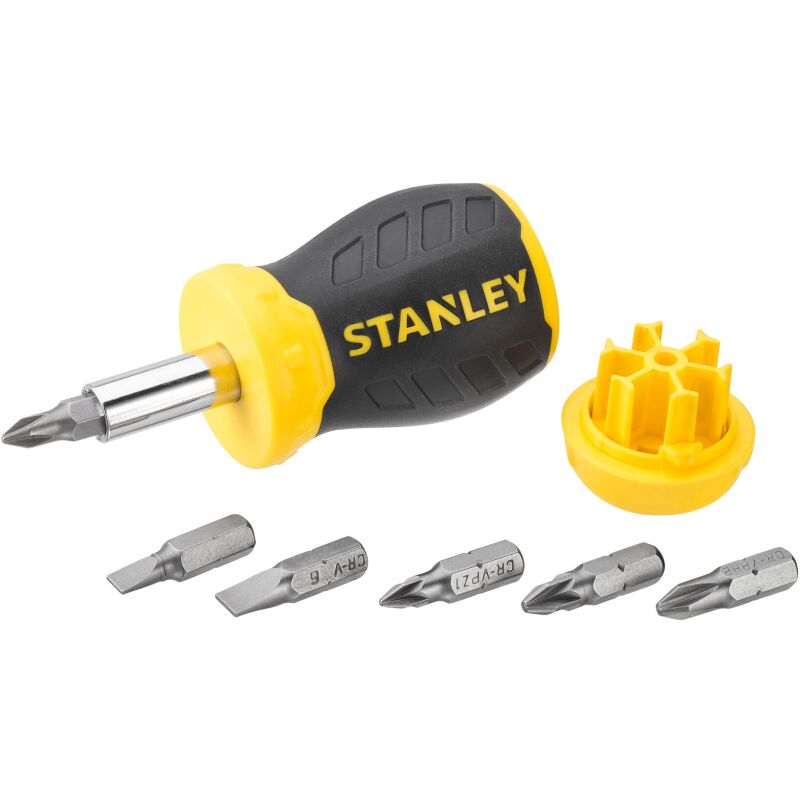 Tournevis porte-embouts boule bi-matière + 6 embouts