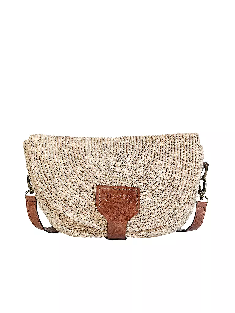 IBELIV Strohtasche - Mini Bag TIAKO beige