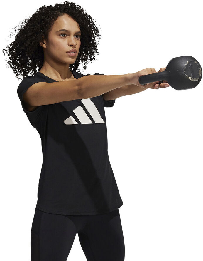 adidas 3-Stripes trænings T-shirt Sort