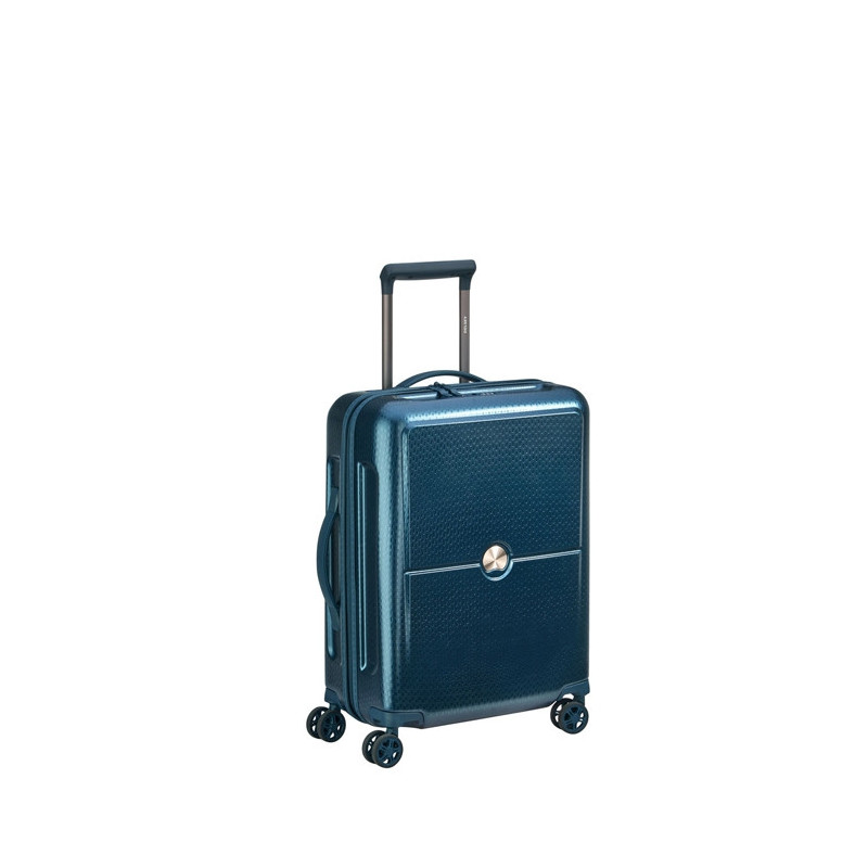 Valise cabine rigide Turenne Slim 55 cm Bleu