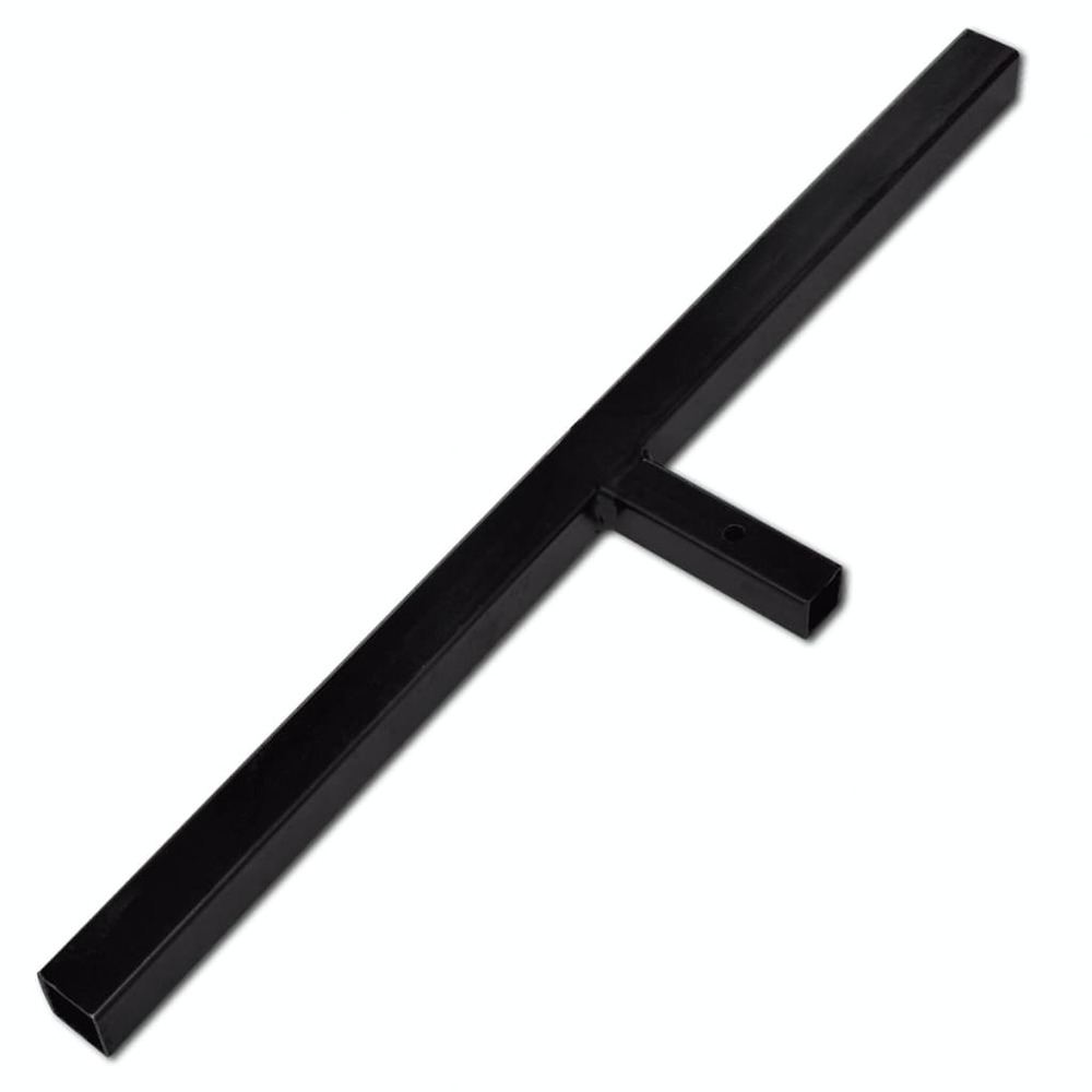Tarière de sol avec mèche de tarière 180 mm acier noir