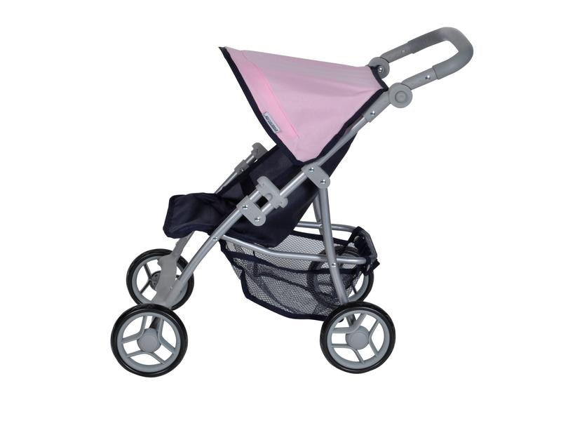Knorrtoys Puppenbuggy Liba Princess Blue Puppenwagen mit Sonnendach